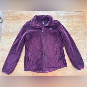 The North Face Sherpa jacket small maroon